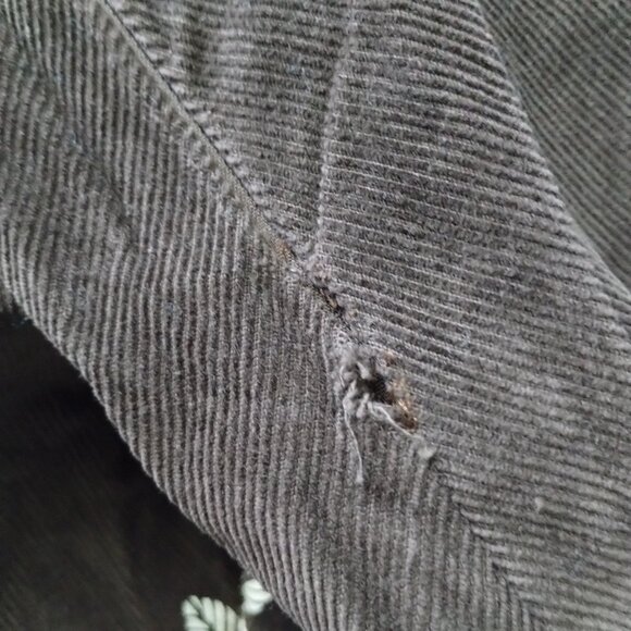 Talbots Brown Beaded Corduroy Skirt - Picture 11 of 12